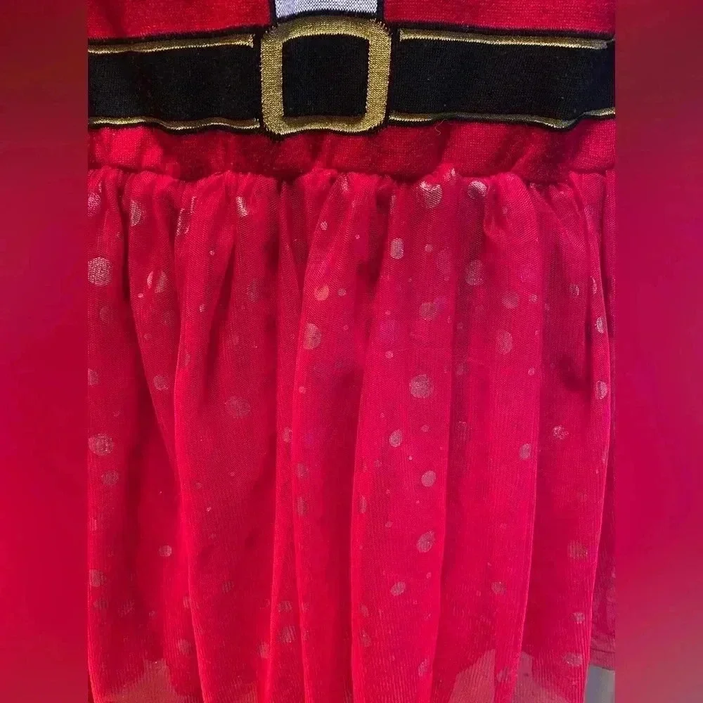 Holiday Dress XL (Girls) long Sleeve Red Gold Nutcracker Sweater Dresss 2023 - Picture 8 of 8